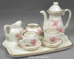 Miniature Tea Set, Dogwood - 1518