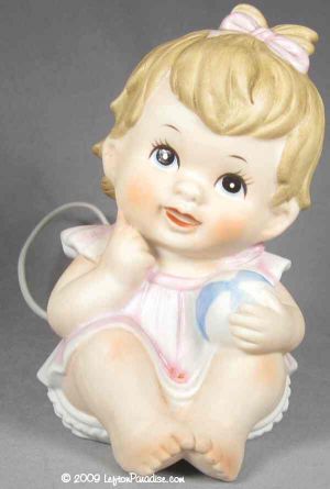 Baby Girl with Ball Nightlight - 00046