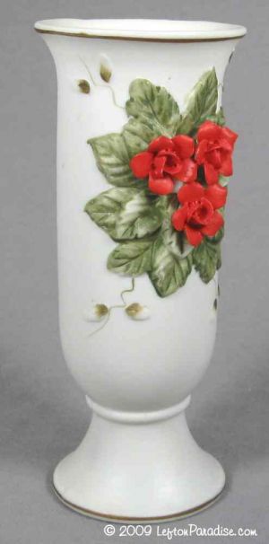 White Bisque Base with Roses