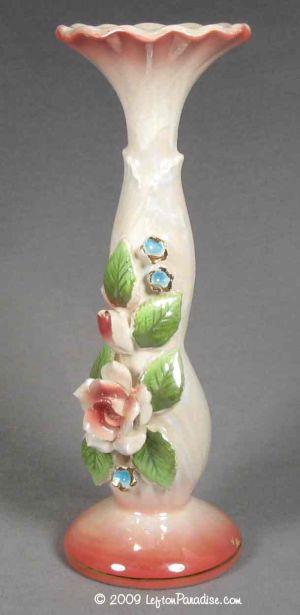 Rose Lustre Bud Vase - PR14E